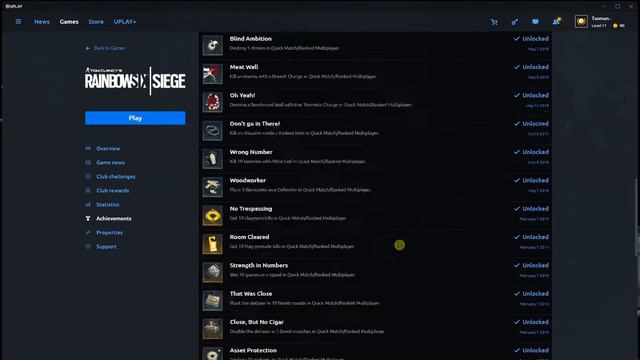 How To Find Achievements In UPLAY