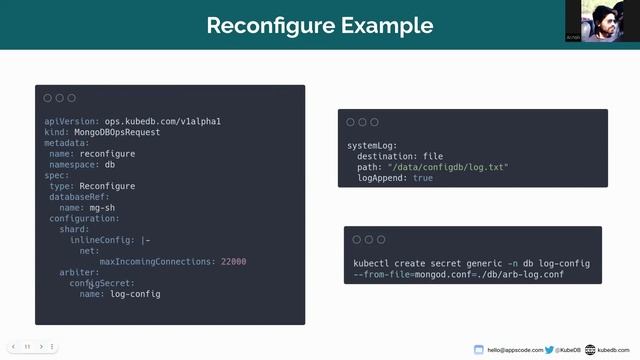 Reconfigure arbiter pod in a MongoDB sharded cluster смотреть онлайн