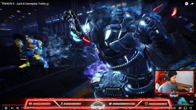 The TERMINIATOR is BACK! Tekken 8 Jack Gameplay Trailer смотреть онлайн