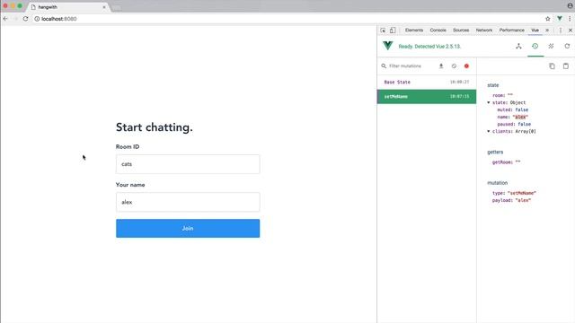 05 build a multi user video chat app 289 setting the room and users name hd смотреть онлайн