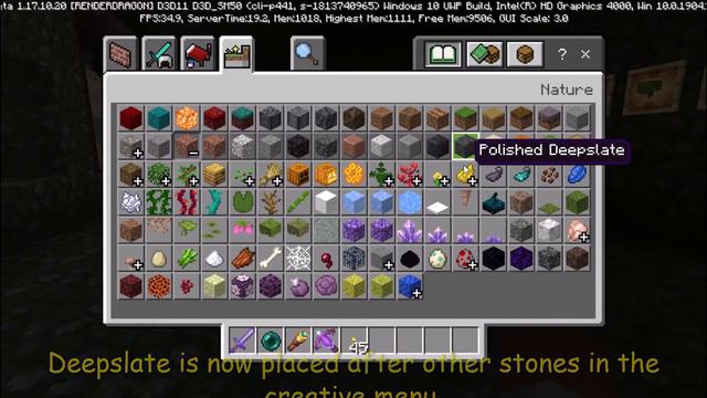 Minecraft Bedrock Edition beta 1.17.10.20 смотреть онлайн