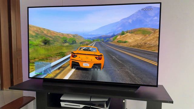 LG OLED C2 + Gta V PS5 Slim Gameplay 4K 60 FPS Test | Best Gaming TV смотреть онлайн