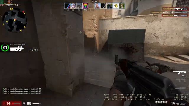CSGO - GTX1650TI RYZEN 5 4600H 8GB DDR4 FPS TEST смотреть онлайн