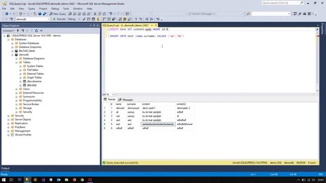 Microsoft SQL Server 2017 UPDATE - Veri Güncelleme смотреть онлайн