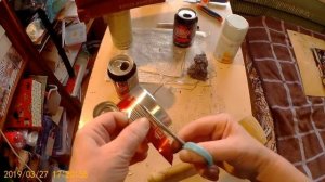 Оригинальная поделка из пивных банок.