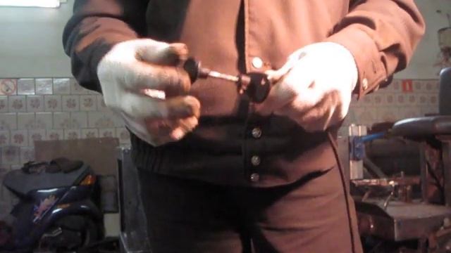 Ручной газ из подручных средств для мини трактора. смотреть онлайн