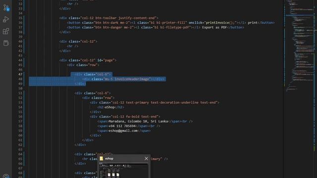 Design a responsive invoice page using HTML, CSS, JavaScript and Bootstrap смотреть онлайн
