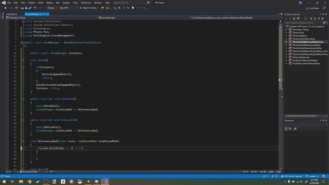 [5] Multiplayer FPS in Unity: PlayerManager Instantiation смотреть онлайн