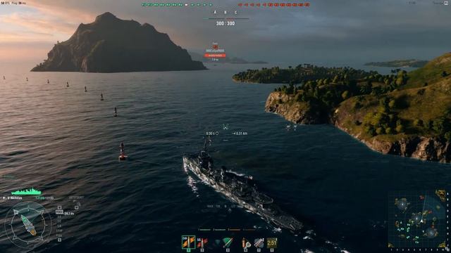 World Of Warships Охота на жирного кита