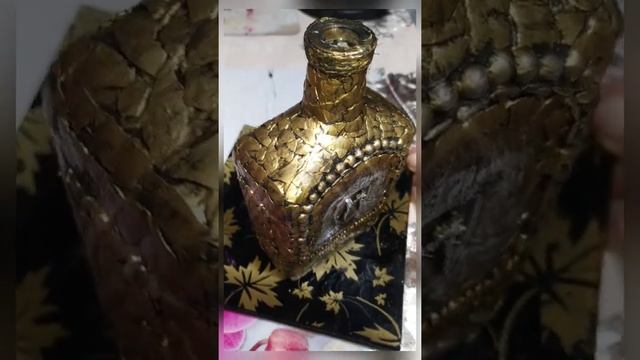 ДЕКУПАЖ БУТЫЛКИ из яичной скорлупы смотреть онлайн