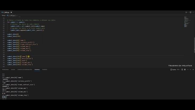 Conectando Python con MetaTrader 5 смотреть онлайн