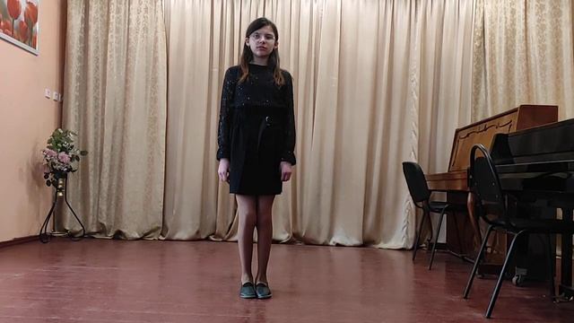 @Криворучко Алёна.Стихотворение "Касаясь трёх великих океанов", К.Симонов. смотреть онлайн