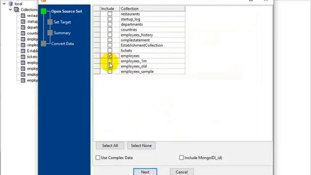 Export multiple MongoDB collections to a single JSON file смотреть онлайн