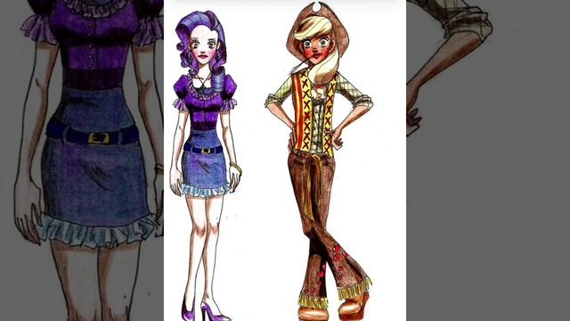 мои рисунки по my little pony за все время. #art #mlp #mylittlepony смотреть онлайн