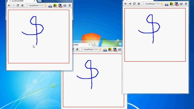 A very simple shared blackboard using canvas and websocket смотреть онлайн