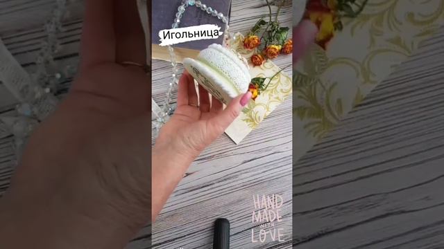 игольница с вышивкой на льне смотреть онлайн