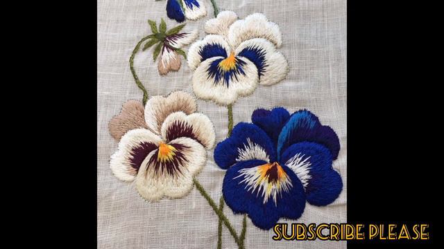 Beautiful and unique style of floral hand embroidery designs смотреть онлайн