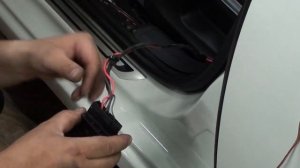 Шкода Skoda Octavia A7 установка задних динамиков с подключение к штатному головному устройству