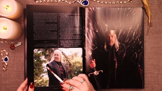 ASMR Book The Art of House of the Dragon ? Book Page turning & Tracing ✨ Soft Spoken / Art Book смотреть онлайн