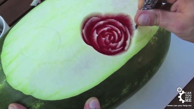 Фигурное вырезание из овощей и фруктов. Искусство карвинга. смотреть онлайн