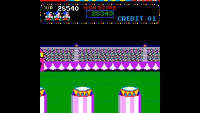 Circus Charlie {Konami} - [1984] - Game Play смотреть онлайн