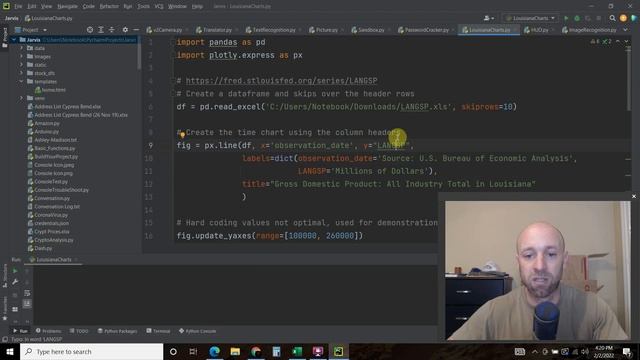 Recreating Federal Reserve Charts with Python and Plotly | #168 (Dash Plotly #3) смотреть онлайн