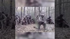 Молитва русских солдат перед боем.Окресности Бахмута.Prayer of Russian soldiers before the battle.