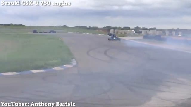 Go-Kart With Motorcycle Engine