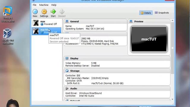 Niresh Mac OS X 10.8.2 iso in VM VirtualBox Part 1 - thewayur смотреть онлайн
