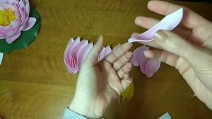 Кувшинка из фоамирана (лотос, водяная лилия)