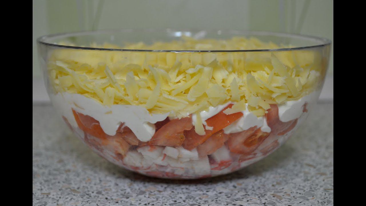 Необычайно вкусный салат "Красное море" смотреть онлайн