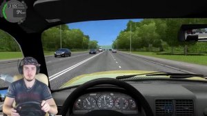 БОМБИЛА КУПИЛ НОВУЮ ВОЛГУ - ЖИЗНЬ ТАКСИСТА в CIty Car Driving + РУЛЬ