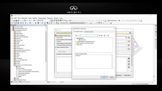 How to Spatially Adjust CAD drawing file and define projection in ArcMap смотреть онлайн