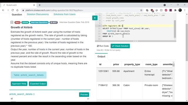 Data Science SQL Interview Question Walkthrough | SQL Sundays #9 смотреть онлайн