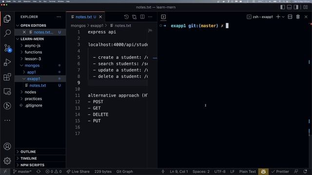 (Bangla) Learn MERN like a pro - Lecture 53 Mongo Express 03: Create an Expressjs API project смотреть онлайн