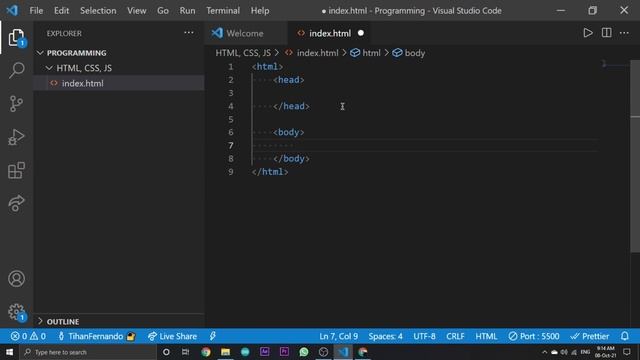 HTML header tag EP02 | HTML lesson series | Sinhala Tutorial смотреть онлайн