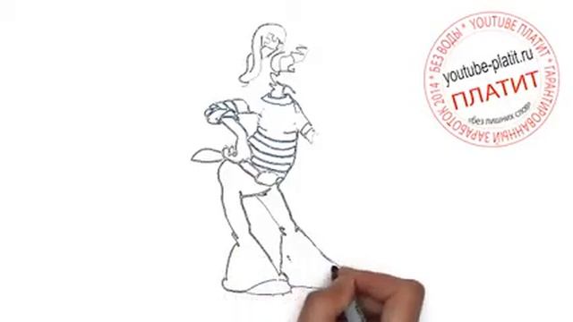 Как быстро нарисовать волка смотреть онлайн