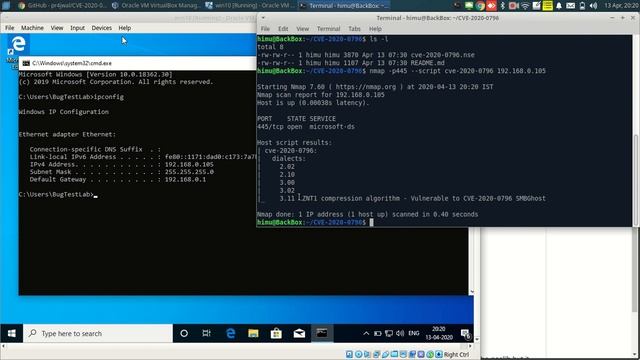 Exploit Windows 10 by latest SMBv3 vuln in 2020 | SMBGhost exploit PoC explained | CVE-2020-0796 Po смотреть онлайн