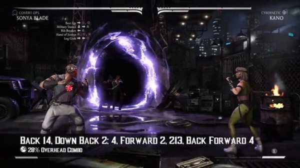 Mortal Kombat X: Sonya Blade (Covert Ops) Combo Guide