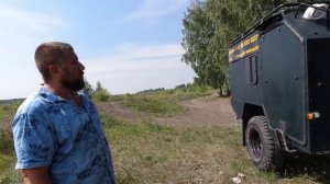 Прицеп капля для внедорожника своими руками из Омска. Попутчик из ДНР.
