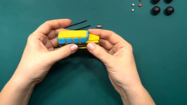Машинки из пластилина - Школьный автобус - Как слепить смотреть онлайн