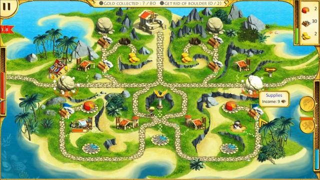 Level 3.8 - 12 labours of Hercules смотреть онлайн