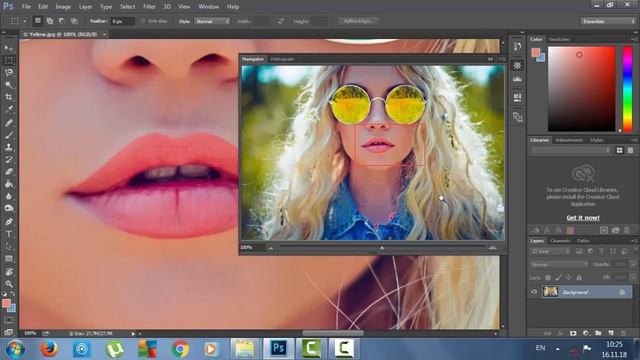 Фотошоп СС 2015 хичээл 08 (Навигатор панелийг ашиглах нь) смотреть онлайн