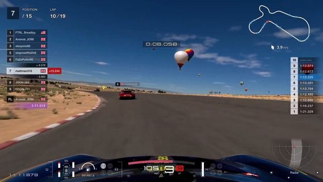 FTRL GT7 Gt3 race 7 Big Willow смотреть онлайн