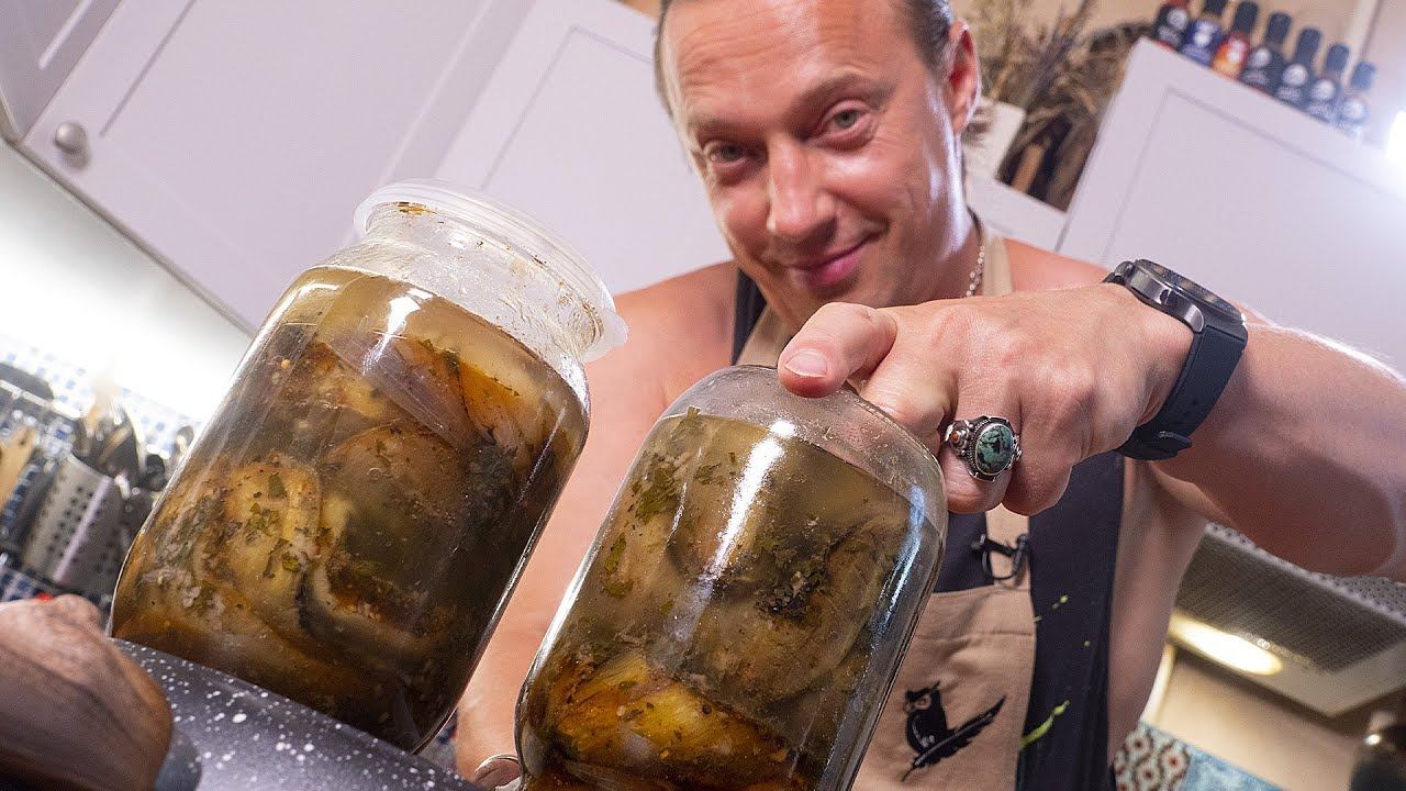 Баклажаны на зиму. Закрываю банки пластиковой крышкой. Обалденная закуска смотреть онлайн