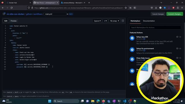 Despliega tu webApp con Docker y Github Actions смотреть онлайн