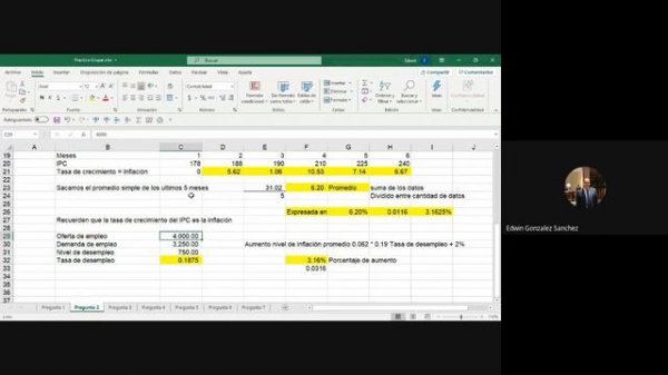 Vídeo Semana 5 B Agregados Macroeconómicos - Práctica