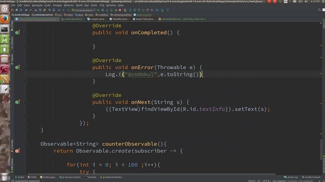 Android Tutorial 2019 - RXjava Android Example for beginners Part - 5 смотреть онлайн
