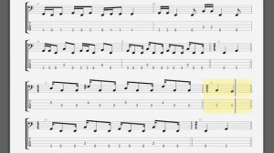 Metallica   The God That Failed Bass guitar tablature