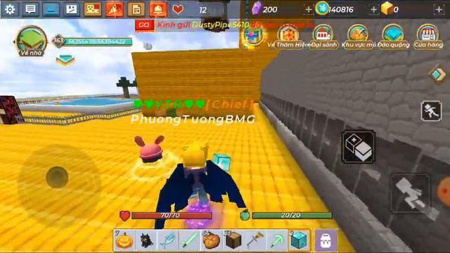 Blockman go Skyblock tui nhận được cây phù thủy nek tập 5 смотреть онлайн